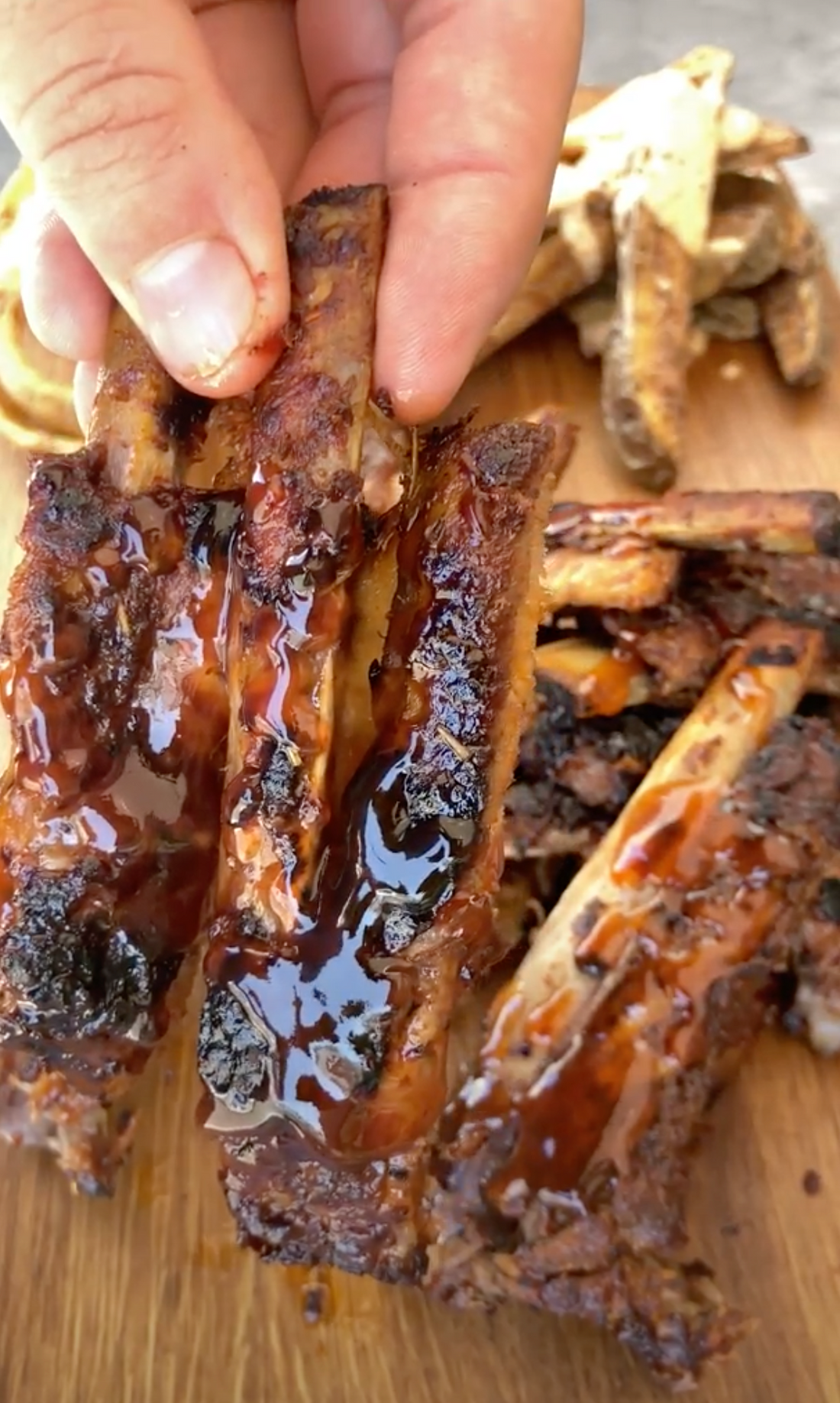 How to roast a rack of pork