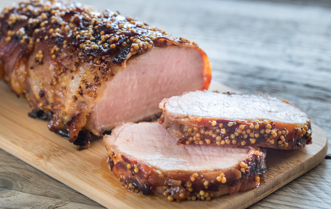 Glazed Loin Roast with Brandy