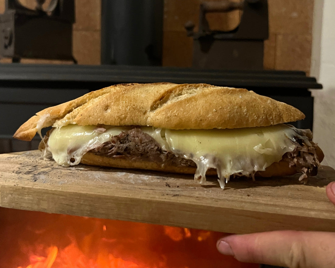 Fireside Ibérico Pork Collar "Coppa" Pulled Pork Sammies