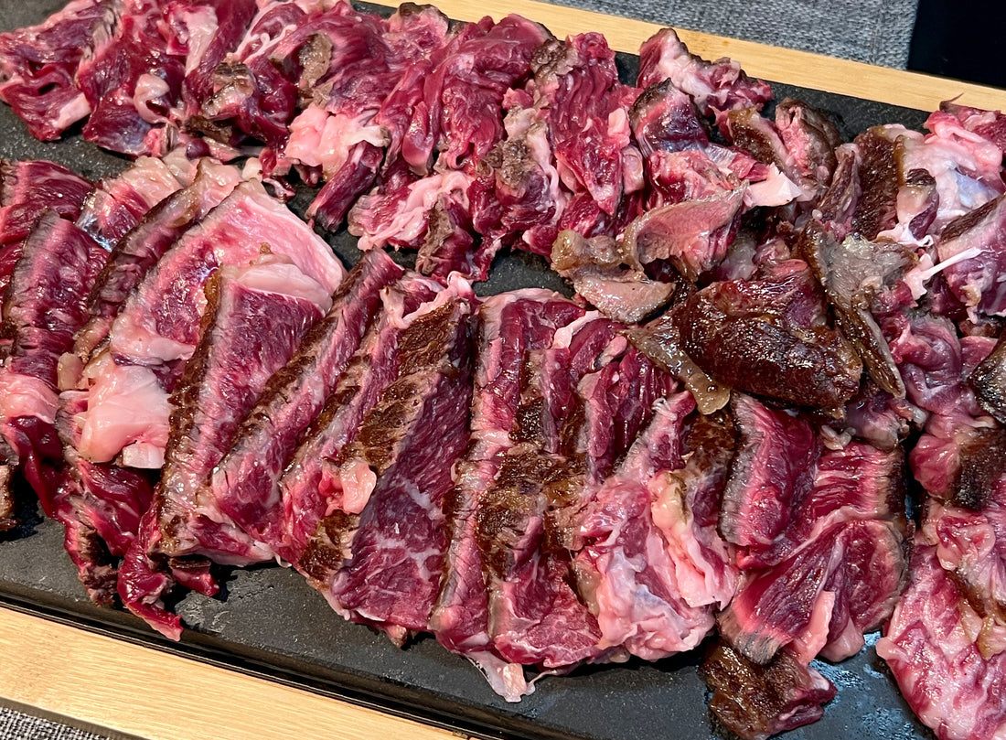 Hot Stone Vaca Vieja Chuletón with Frites & Greens