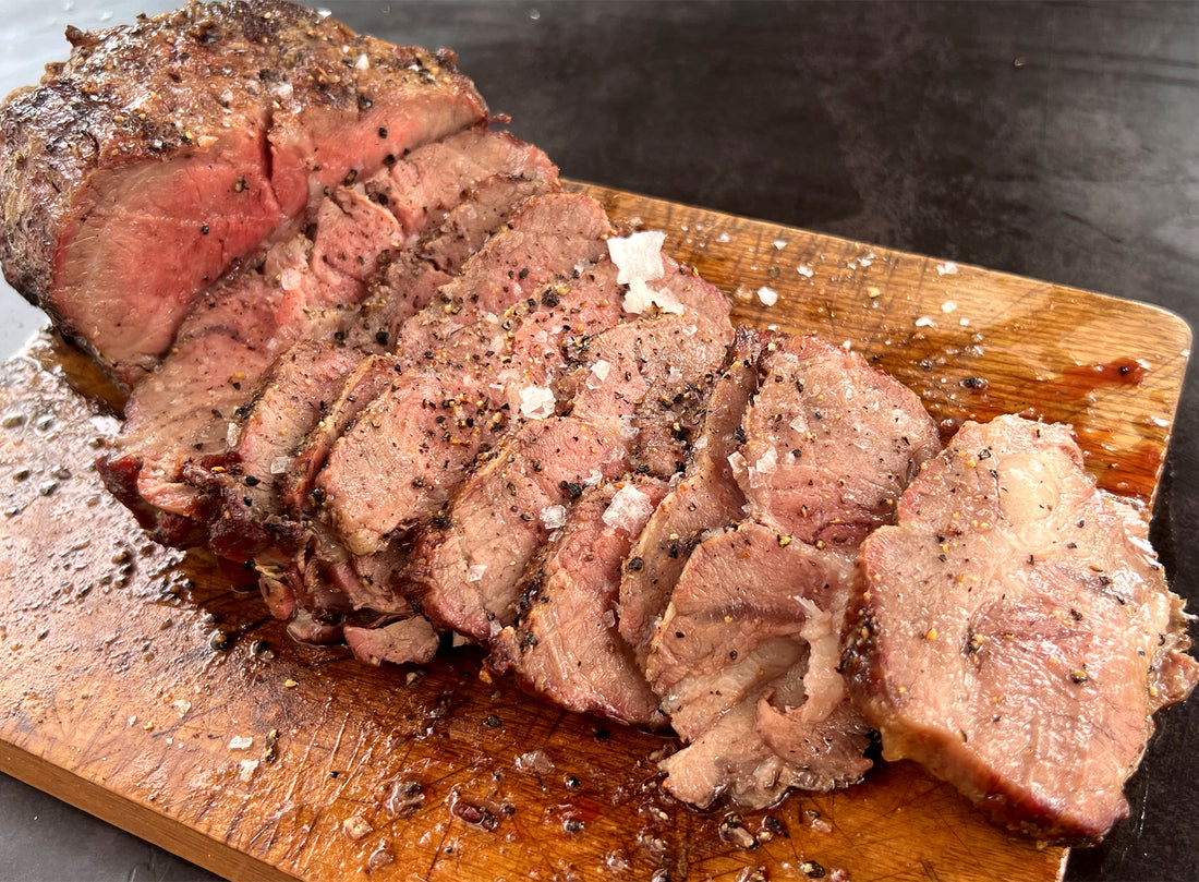 Roast Ibérico Pork Collar "Coppa" with Cognac Lime Marinade
