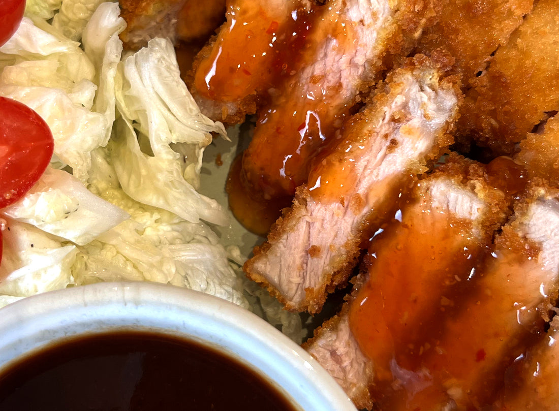 Ibérico Loin Roast Tonkatsu with katsu sauce