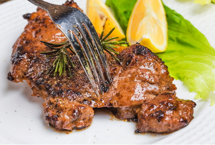 Lamb with herbs and honey