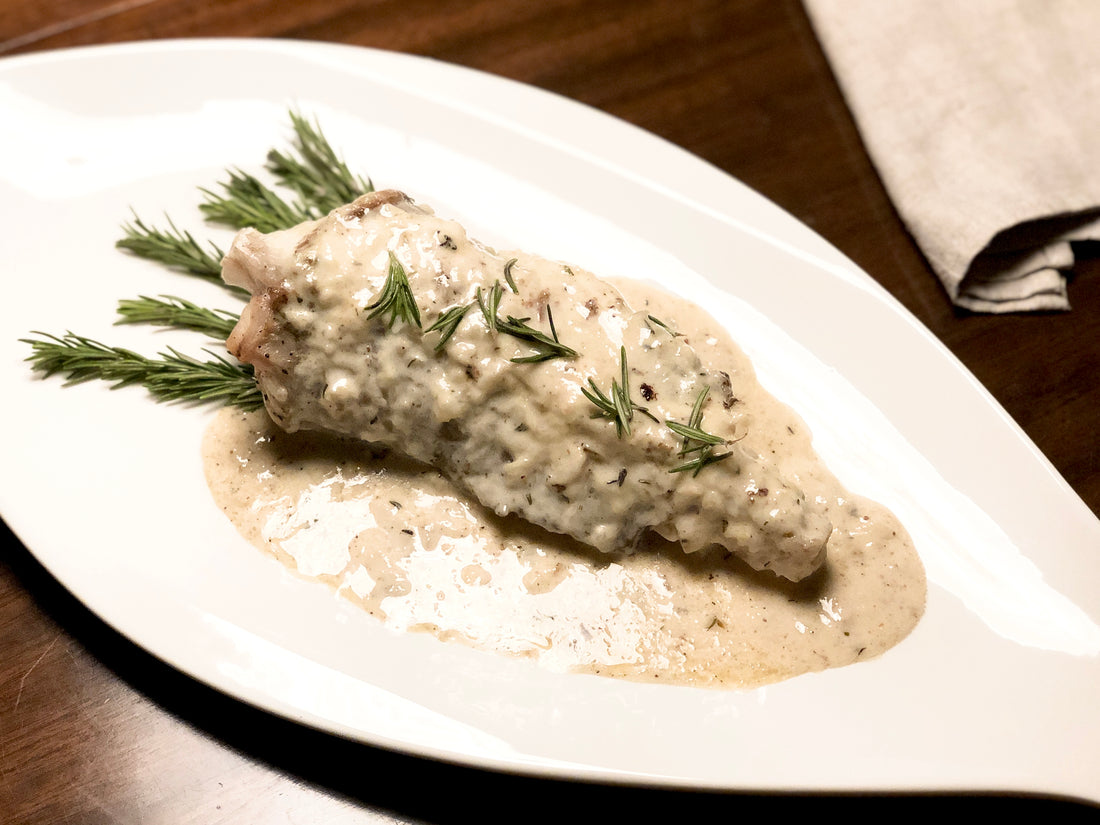 Monkfish With 40 Cloves of Garlic
