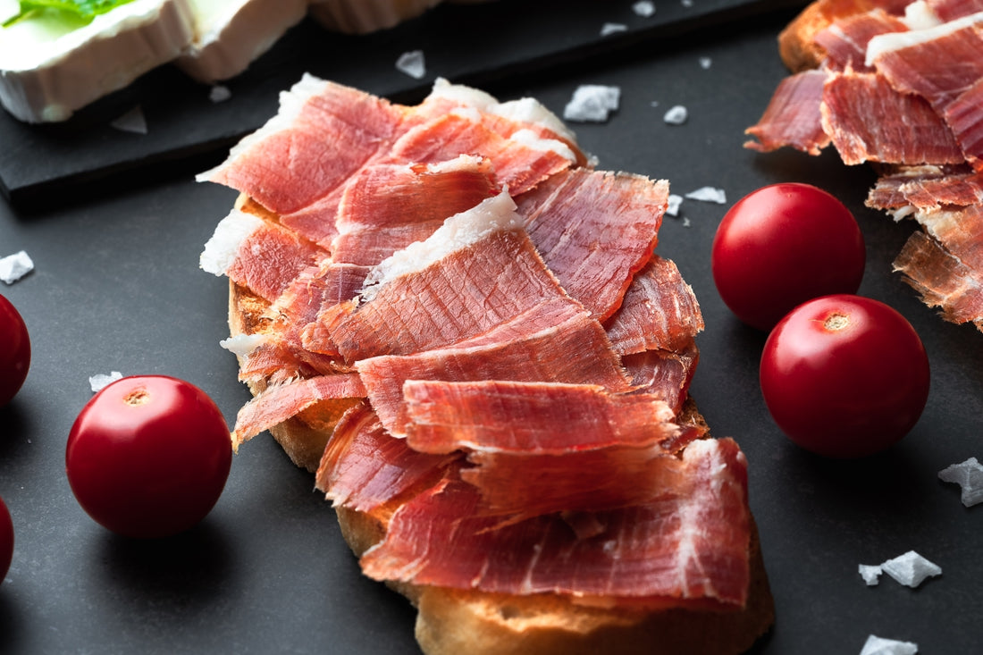 Bread with tomato and Ibérico ham