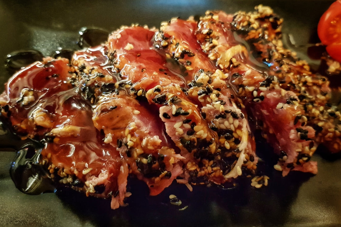 How to make Iberian feather tataki?