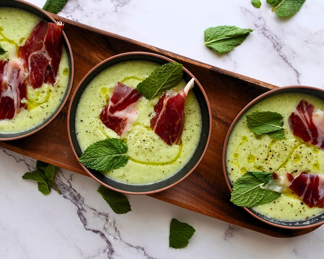 Melon Gazpacho with Jamon Iberico