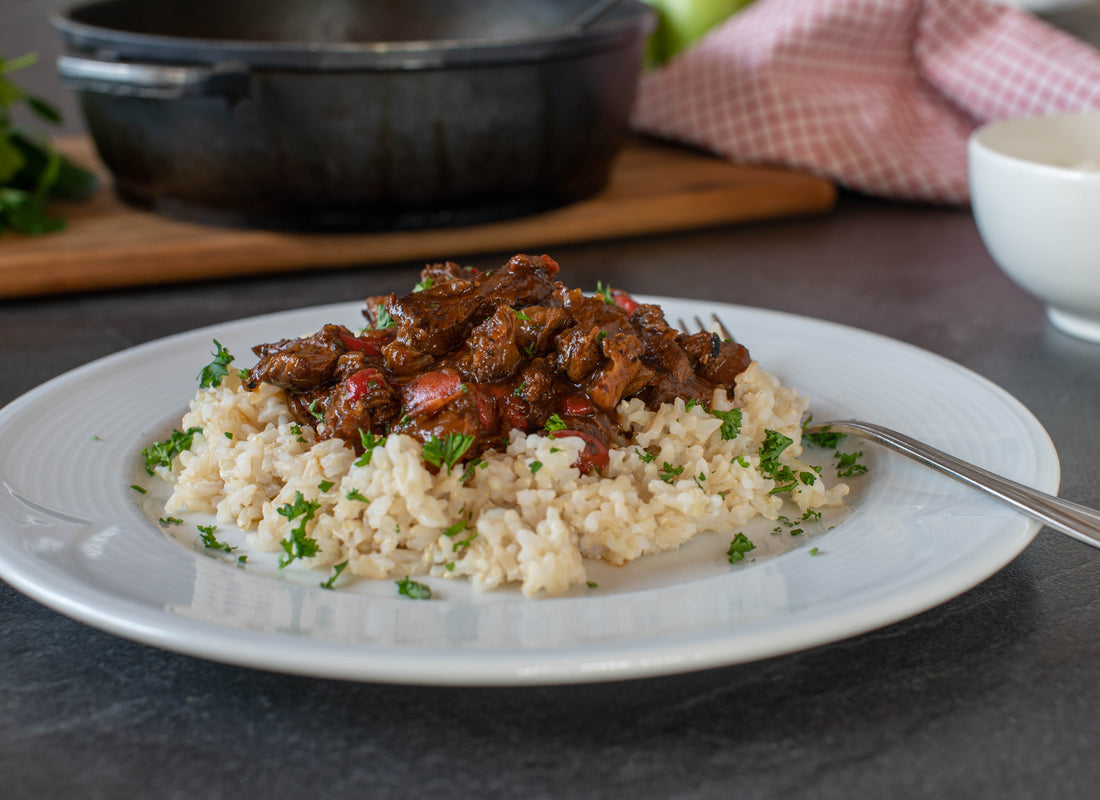 Marinated Meat with Rice