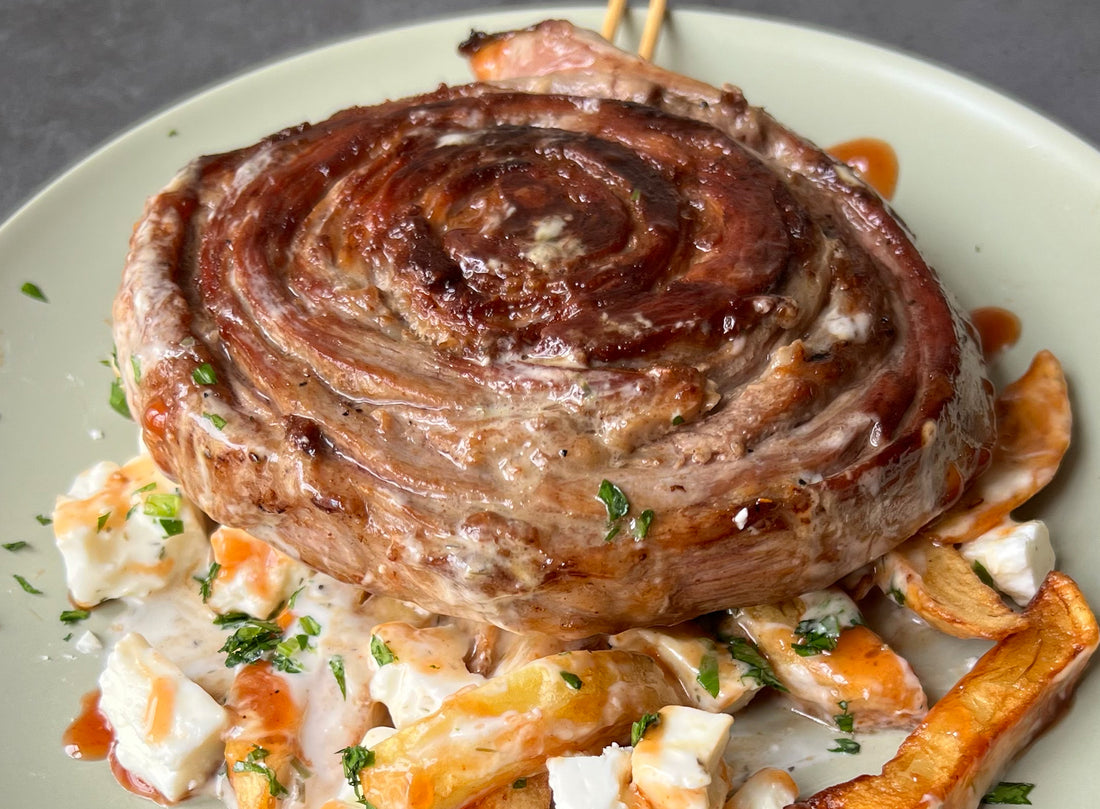 Saucy Flank Steak Lollipops & Fries