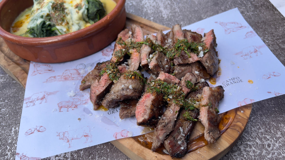 How to prepare flank steak with chimichurri?