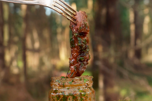 Smoked Chimichurri with Grilled Ibérico Pluma Steak