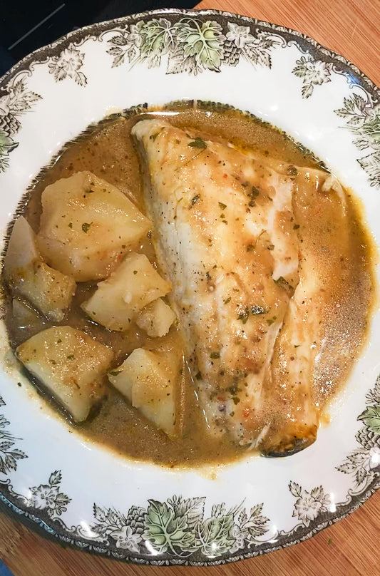 Lubina Stew with Potatoes
