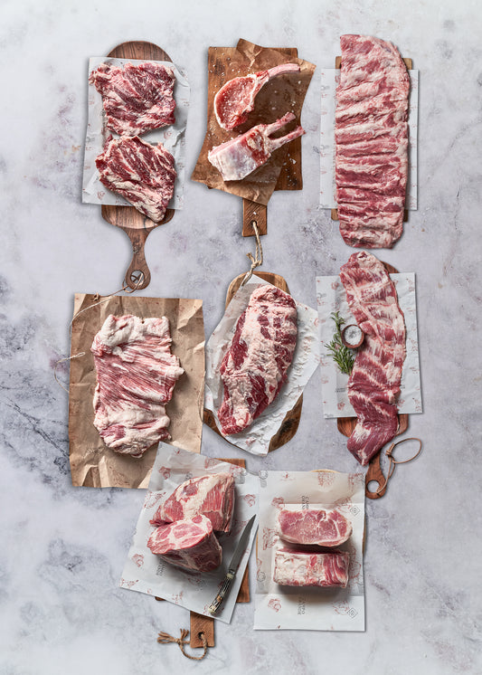 Main cuts of Iberian meat