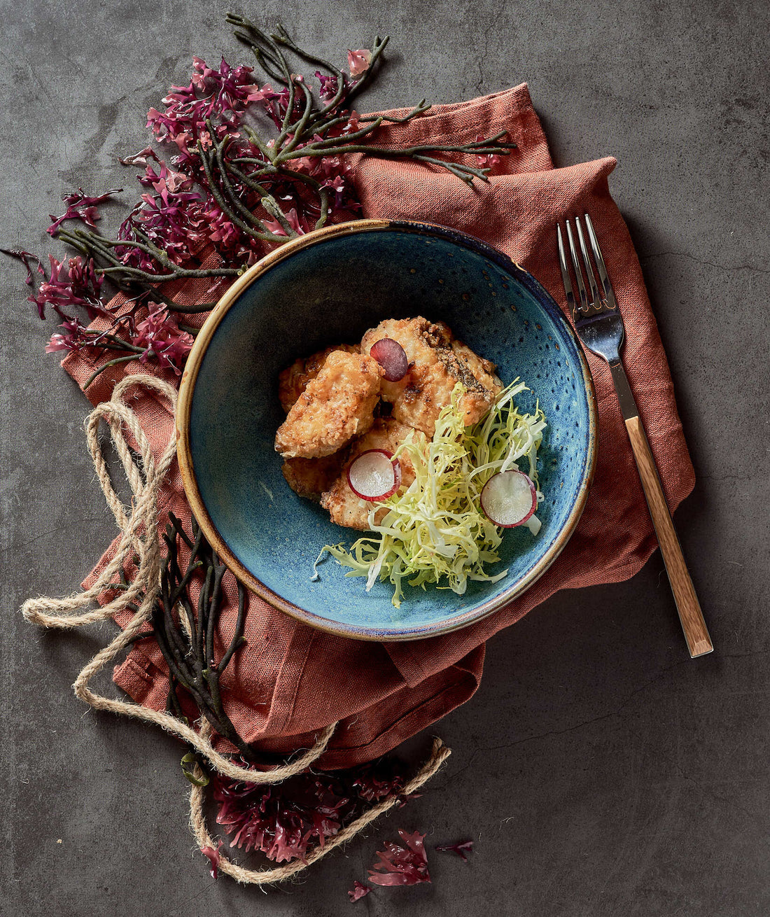 Marinated Hake with Coconut Sauce