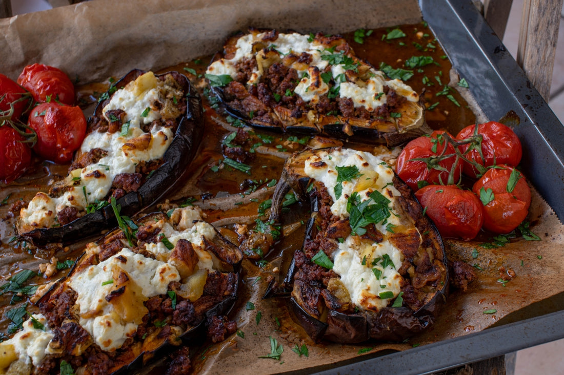 Stuffed Aubergines