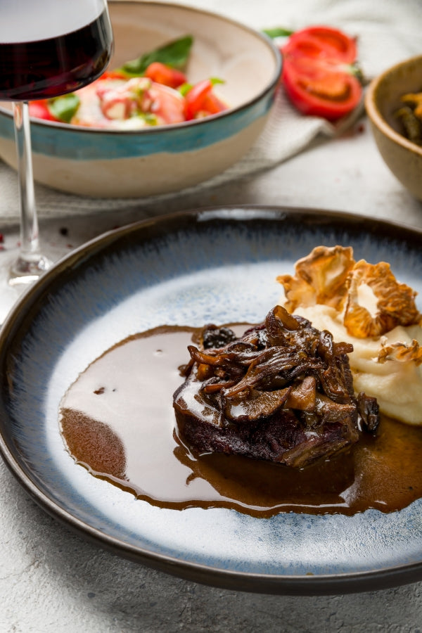 Veal cheeks with Pedro Ximénez sauce