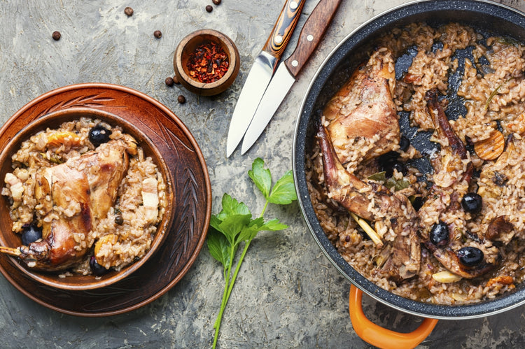 Simple Rabbit And Rice Rice with rabbit โ Campo Grande