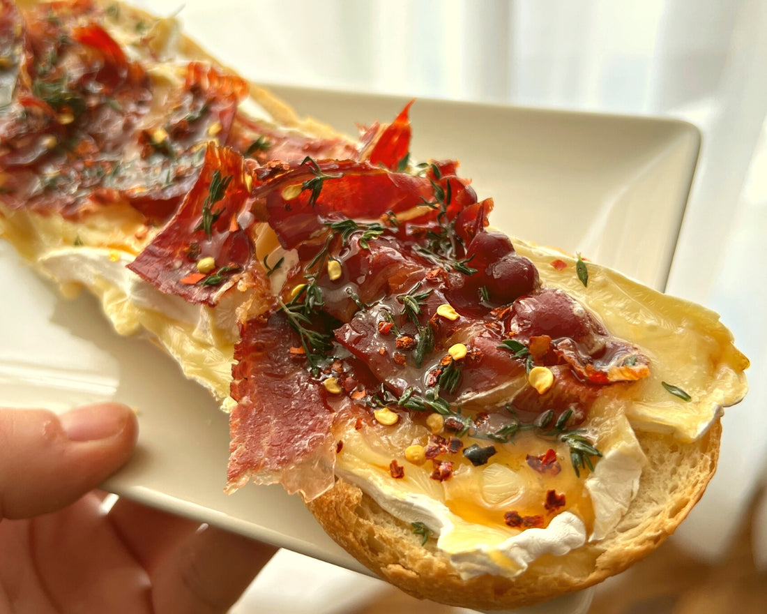 Jamón Ibérico & Camembert Tostada