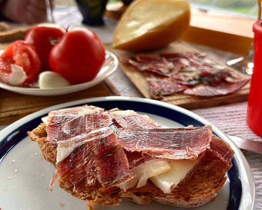 Classic Spanish Breakfast with Pan Tumaquet