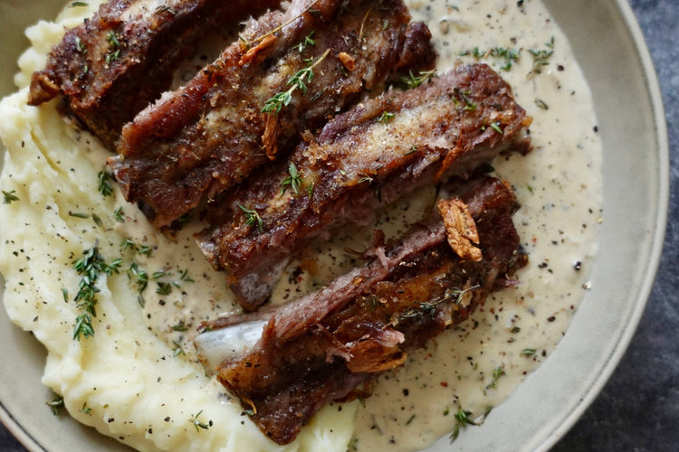 Quick & Easy Oven-Baked Ibérico Baby Back Ribs with Peppercorn Sauce ...
