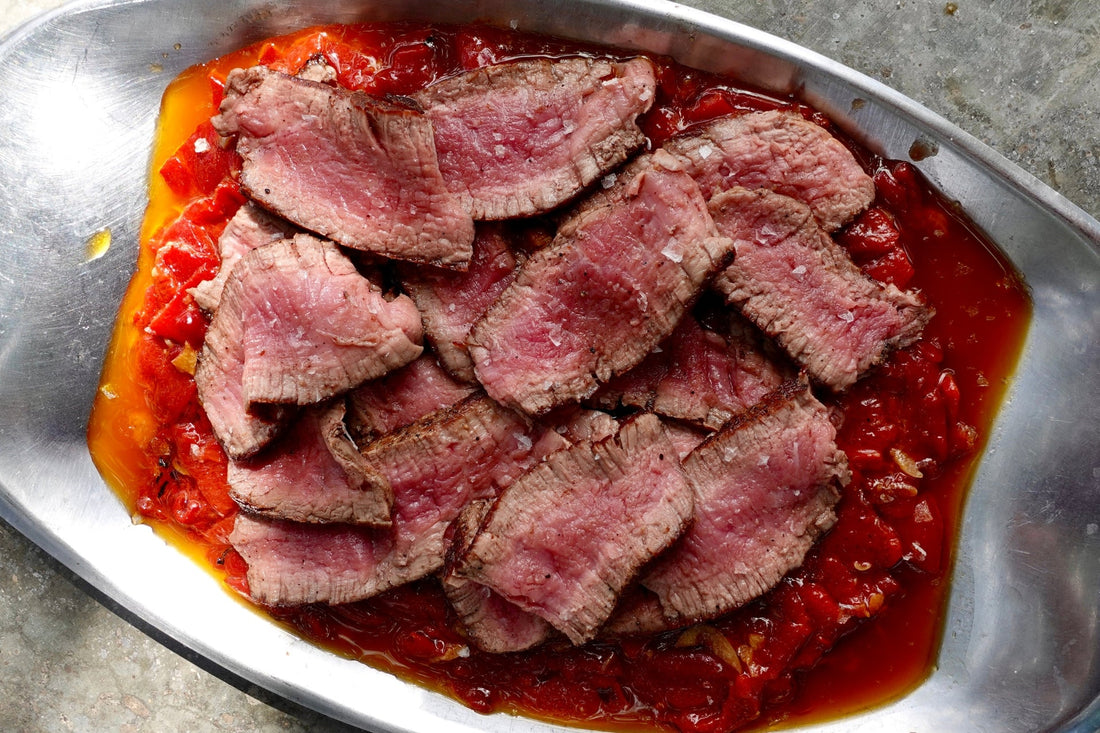 Grilled Wagyu Tenderloin with Piquillo Pepper Pil-Pil