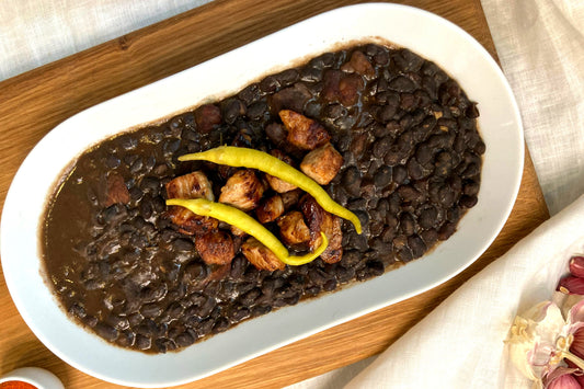 Black Beans with Secreto Ibérico