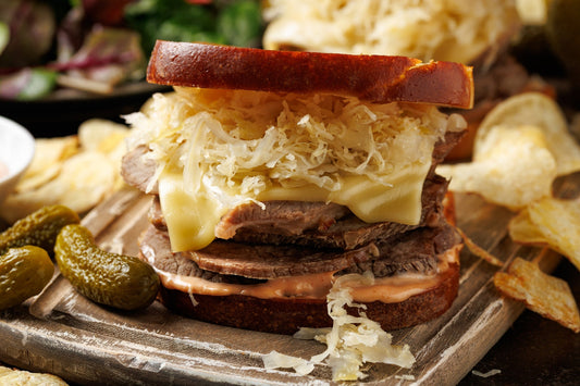 Spanish-Inspired Wagyu Brisket sandwich with Manchego cheese