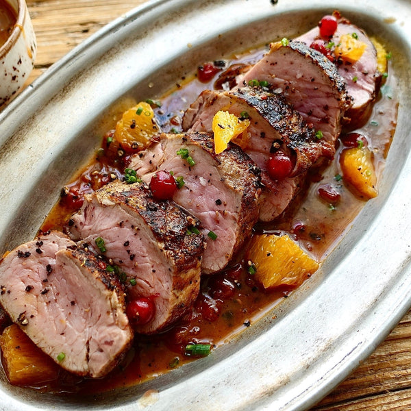 Orange & Cranberries glazed Ibérico Tenderloin – Campo Grande