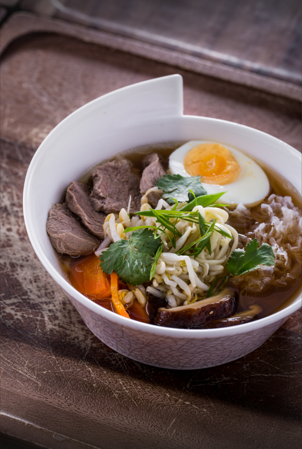 Beef and Noodle Soup with Vegetables