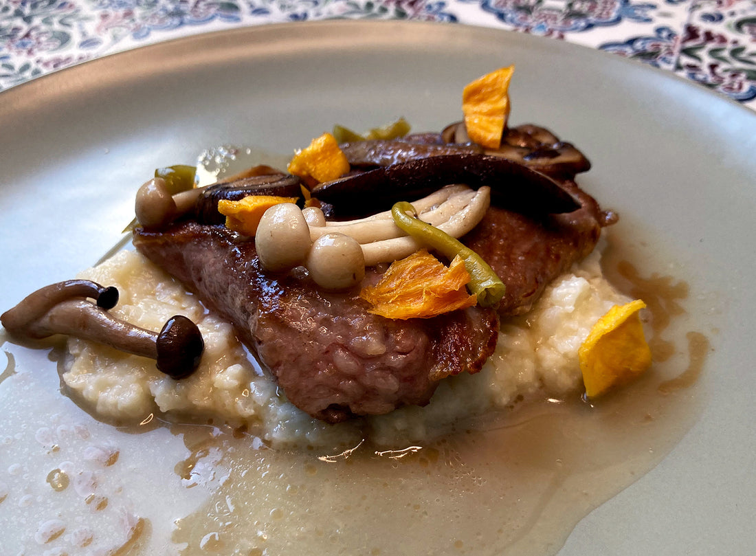 Presa Ibérica with Cauliflower Puree