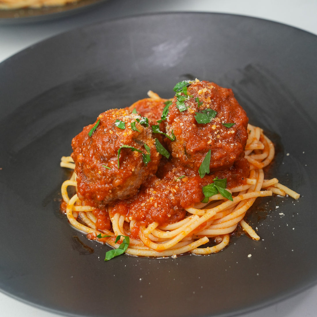 Spaghetti and Iberico Wagyu Meatballs