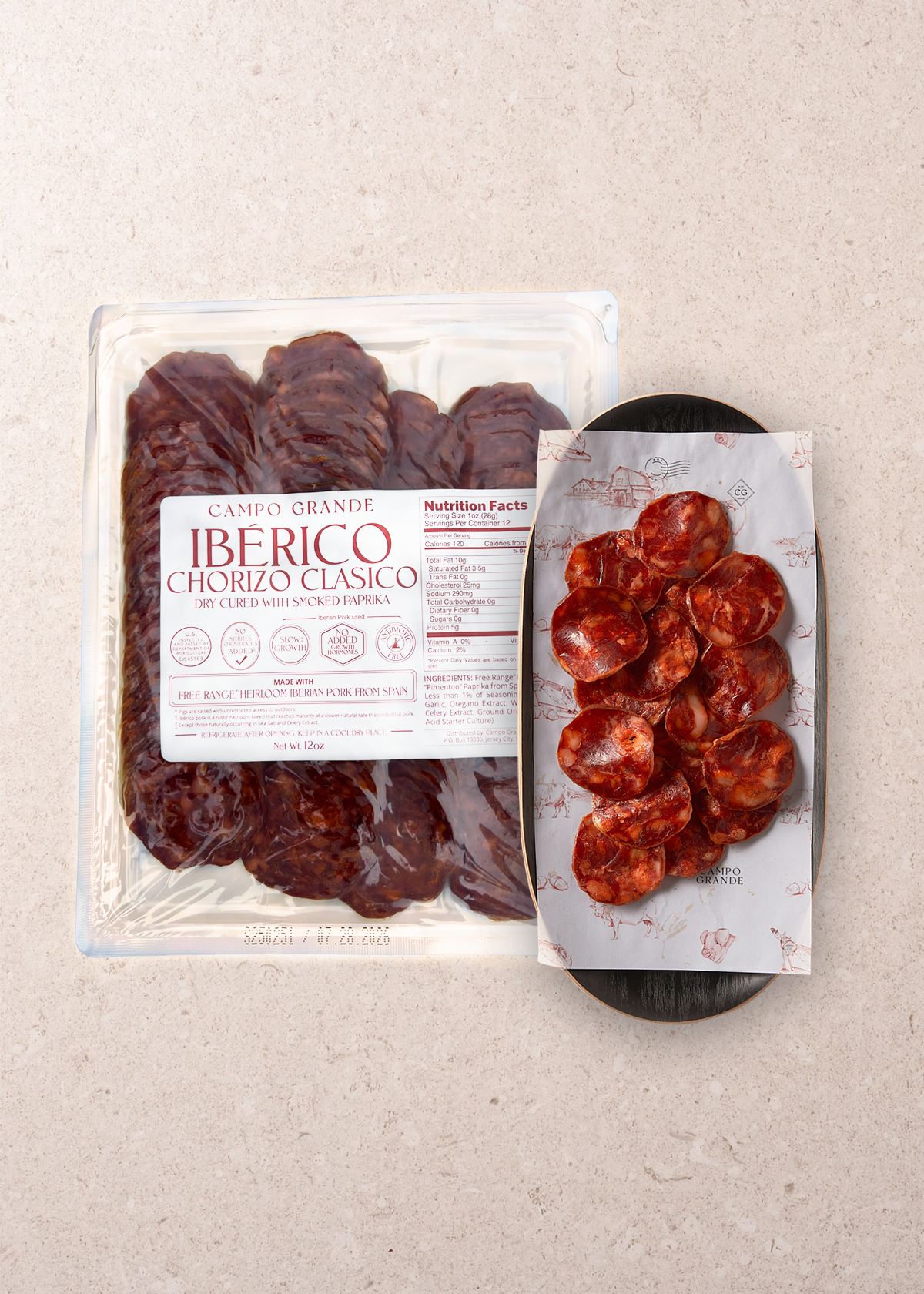 Sliced Ibérico Chorizo