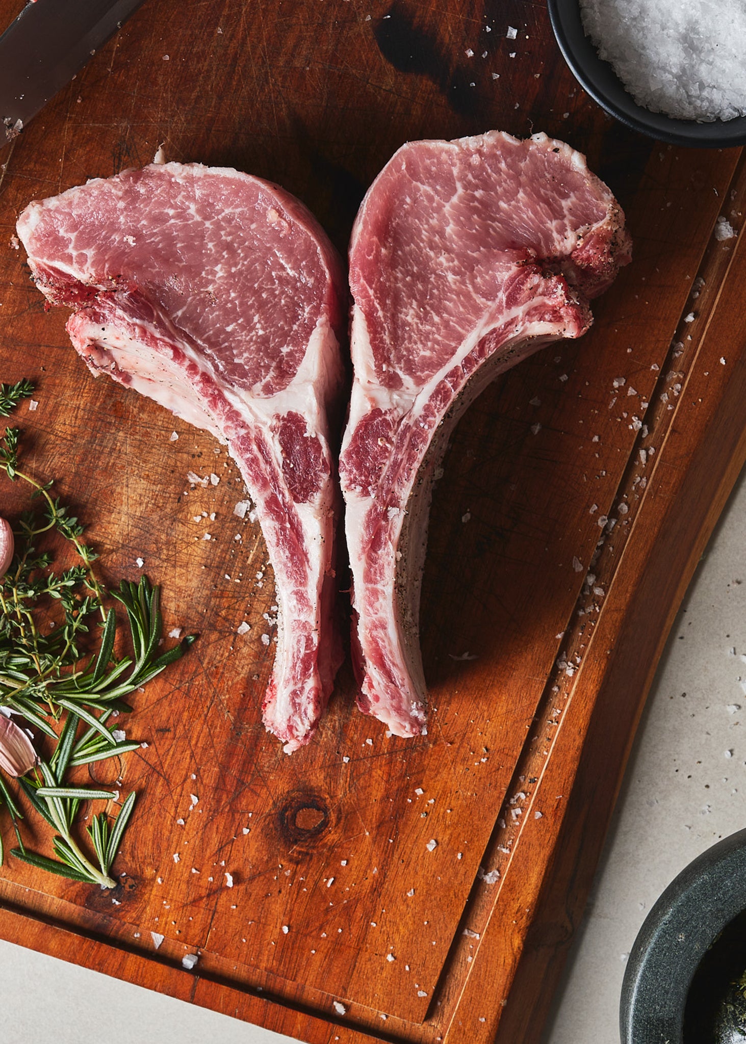 Ibérico 4-Bone Ribeye Rack Pork Chops – Campo Grande